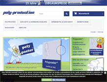 Tablet Screenshot of poly-production.com